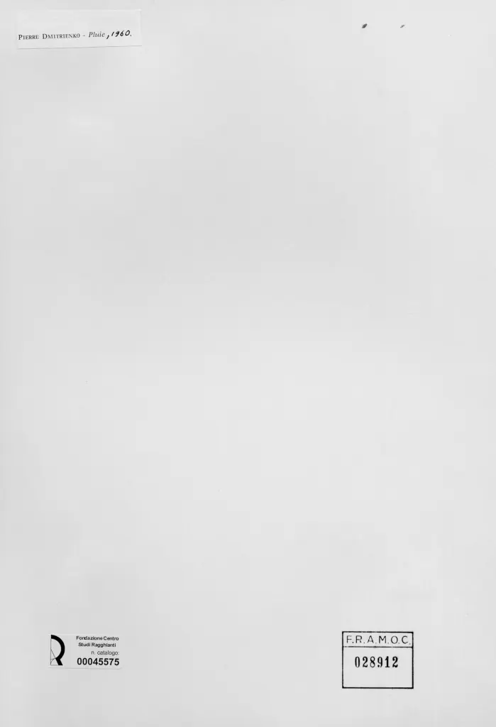 Anonimo , Dmitrienko, Pierre - sec. XX - Pluie , retro