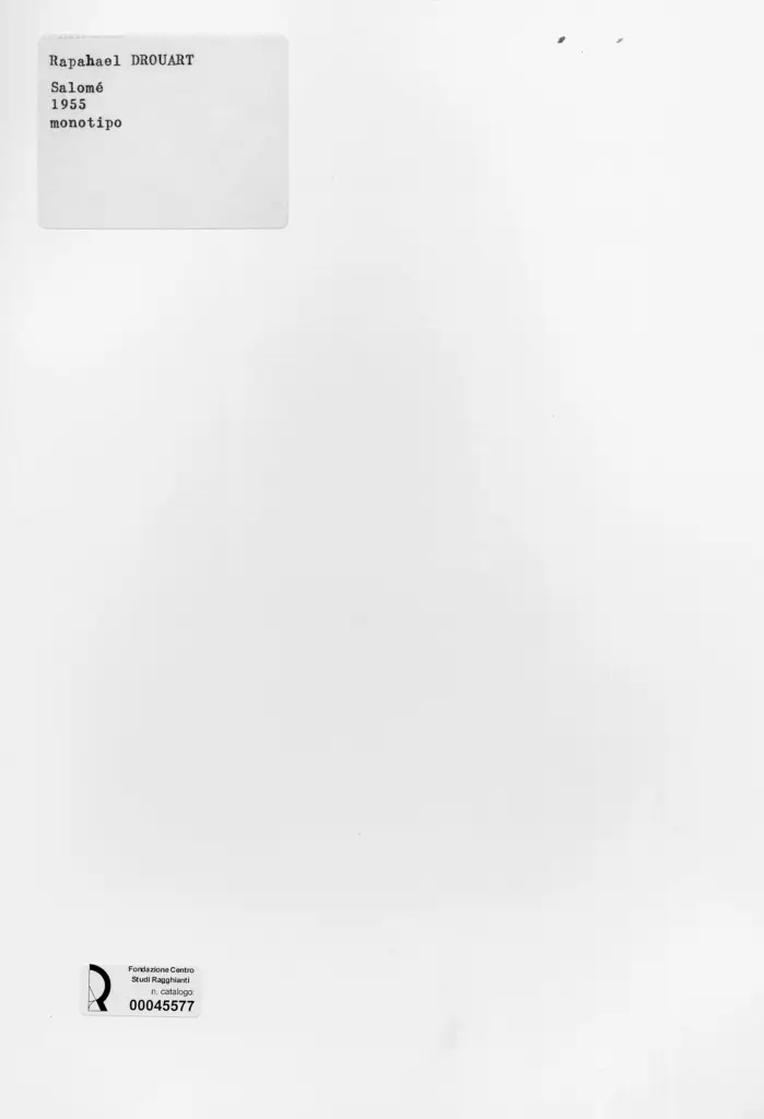 Anonimo , Drouart, Raphael - sec. XX - Salom&eacute; , retro
