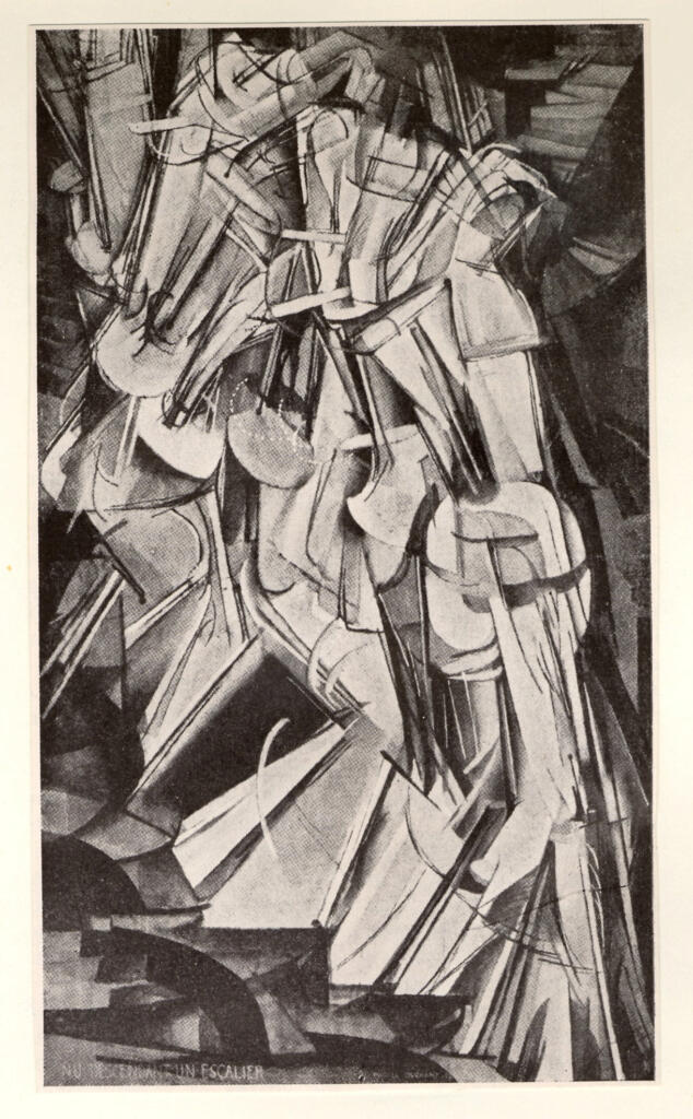 Anonimo , Duchamp, Marcel - sec. XX - Nudo che scende le scale , fronte