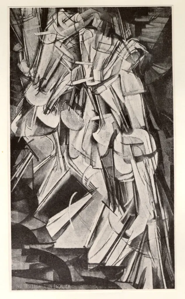 Anonimo , Duchamp, Marcel - sec. XX - Nudo che scende le scale