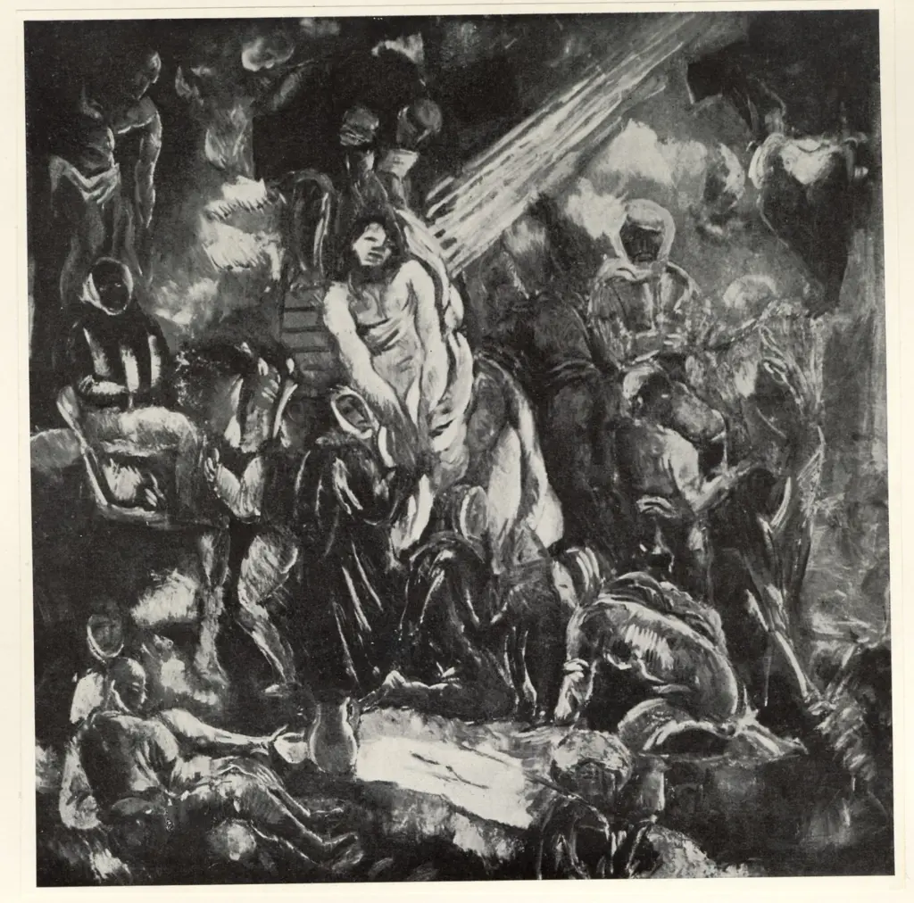 Dufresne, Charles , Crocefissione