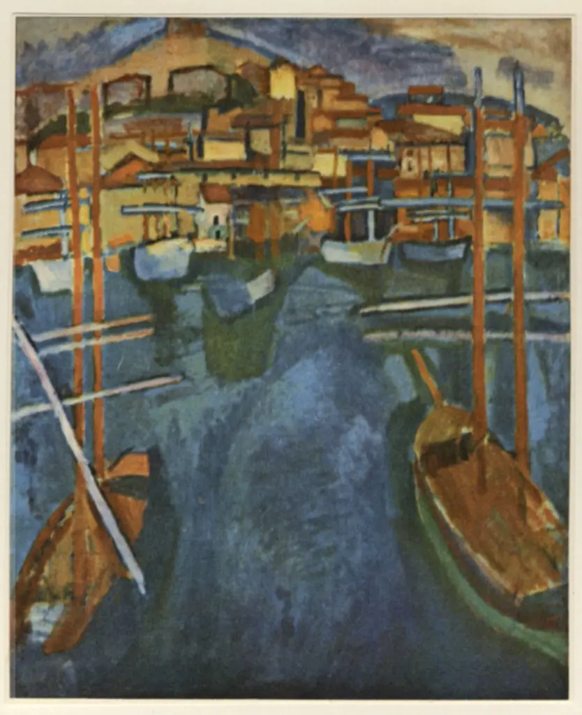 Anonimo , Dufy, Raoul - sec. XX - Veduta di Marsiglia , fronte