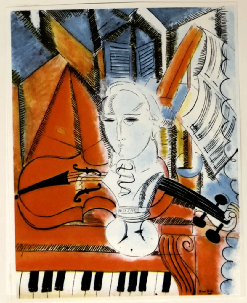 Anonimo , Dufy, Raoul - sec. XX - Homage to Mozart , fronte