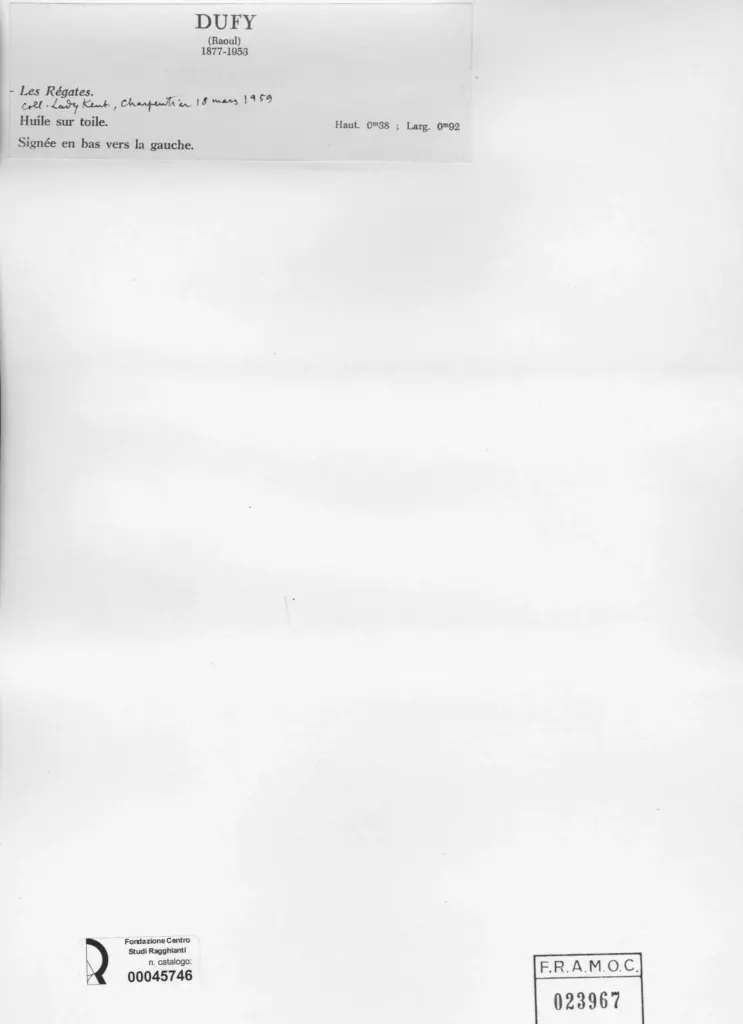 Dufy, Raoul , retro