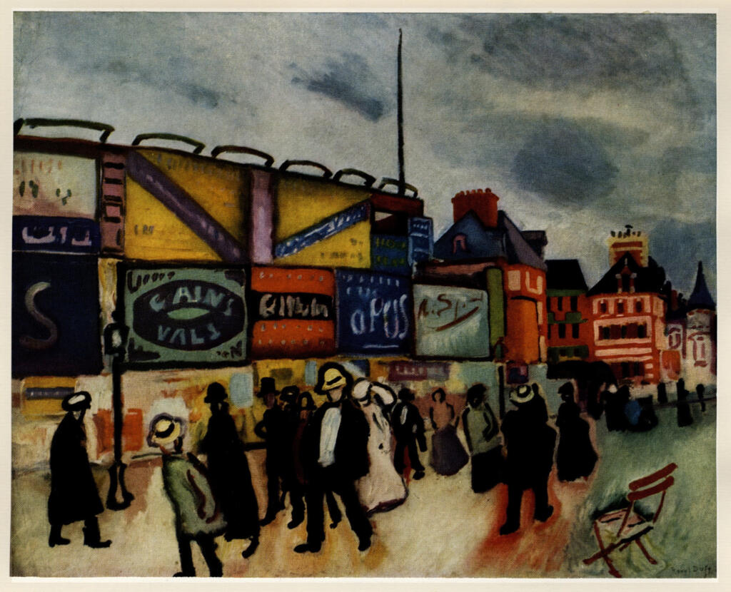 Anonimo , Dufy, Raoul - sec. XX - Manifesti a Trouville , fronte