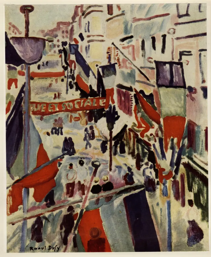 Anonimo , Dufy, Raoul - sec. XX - Luglio a Le Havre , fronte