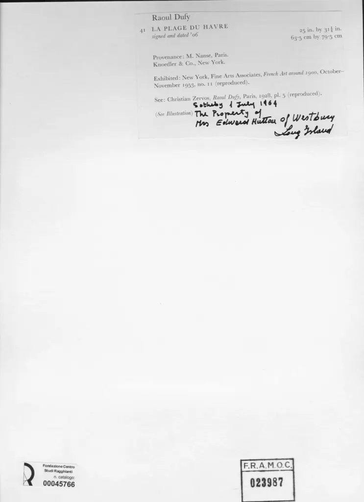 Dufy, Raoul - sec. XX , retro