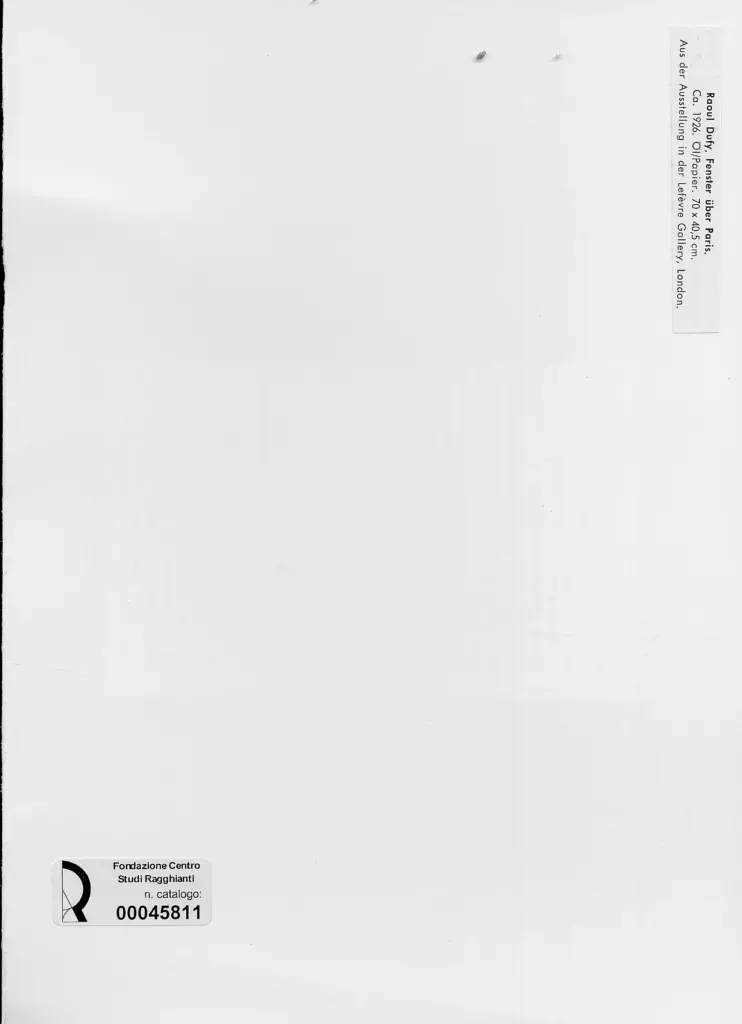 Anonimo , Dufy, Raoul - sec. XX , retro