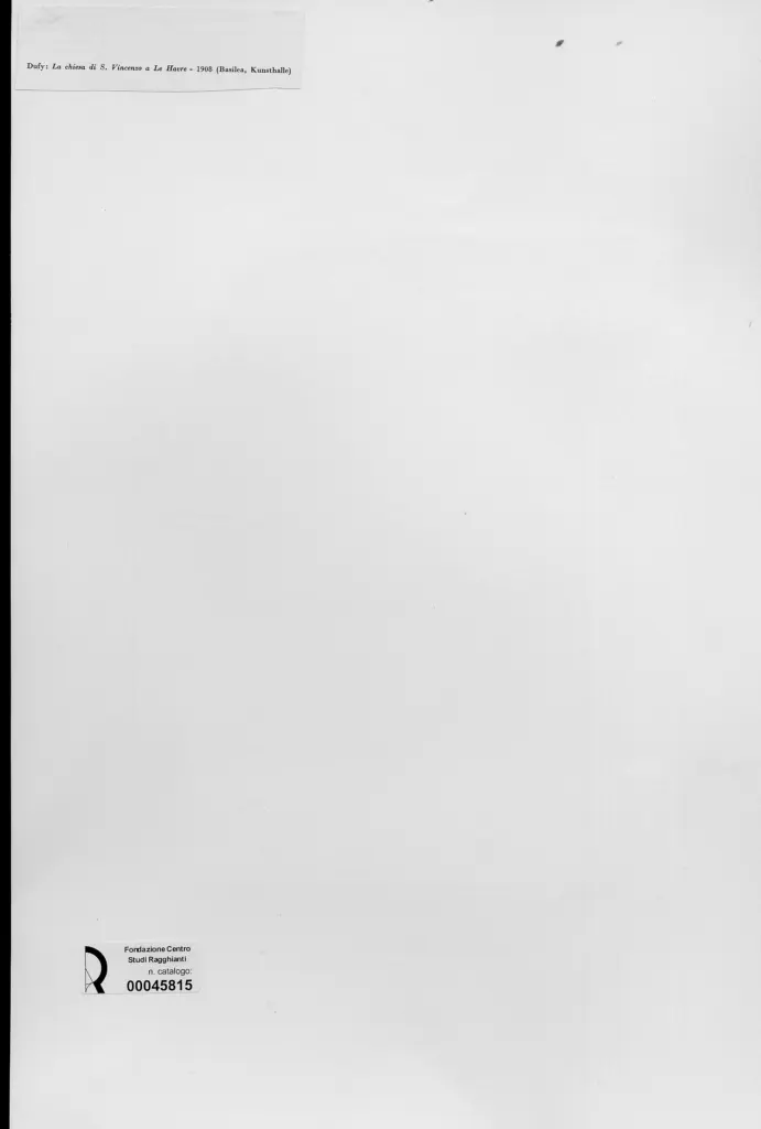 Anonimo , Dufy, Raoul - sec. XX , retro