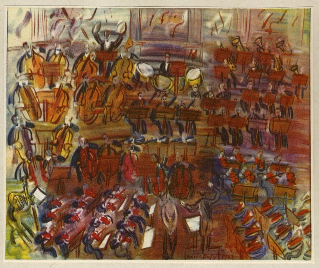 Anonimo , Dufy, Raoul - sec. XX - Matisse: L'orchestra e la cantante , fronte