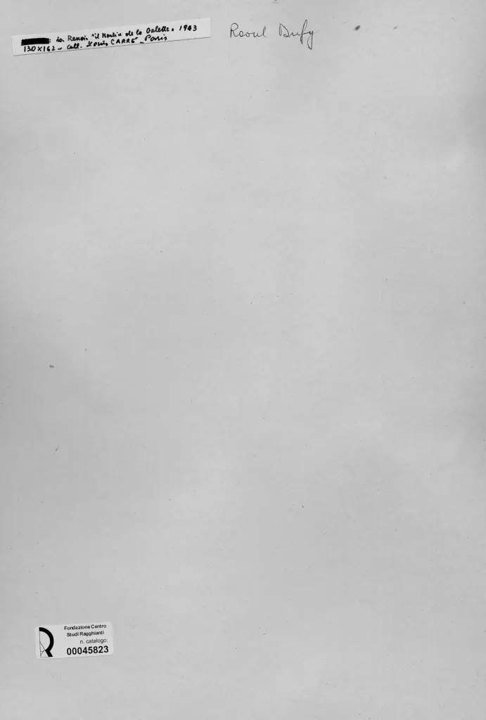 Anonimo , Dufy, Raoul - sec. XX - Da Renoir: Il Moulin de la Galette , retro