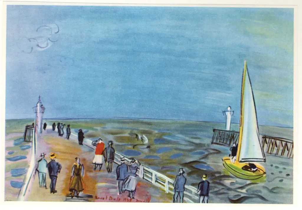 Anonimo , Dufy, Raoul - sec. XX - Deauville , fronte
