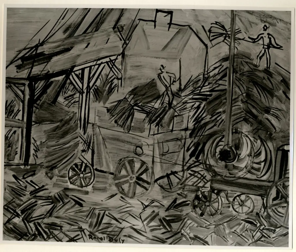 Anonimo , Dufy, Raoul - sec. XX - Paesaggio , fronte