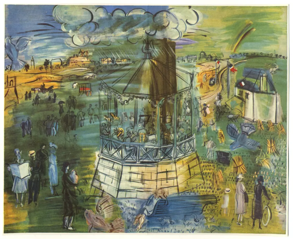 Anonimo , Dufy, Raoul - sec. XX - Al parco , fronte