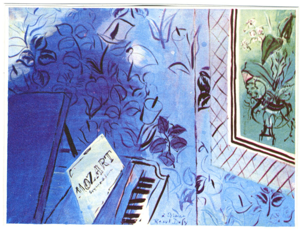 Anonimo , Dufy, Raoul - sec. XX - Omaggio a Mozart , fronte