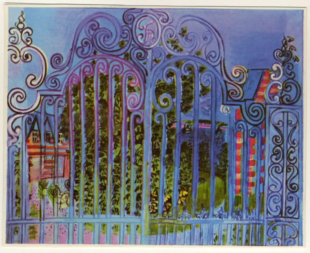 Anonimo , Dufy, Raoul - sec. XX - Cancello , fronte