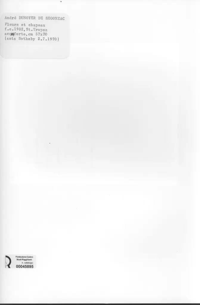 Anonimo, Anonimo , retro