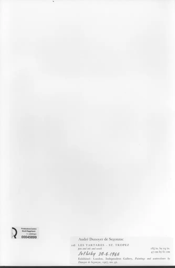 Anonimo , Dunoyer de Segonzac, Andr&eacute; - sec. XIX - I Tartari , retro