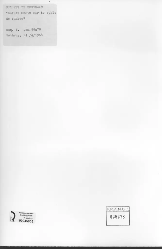 Anonimo, Anonimo , retro