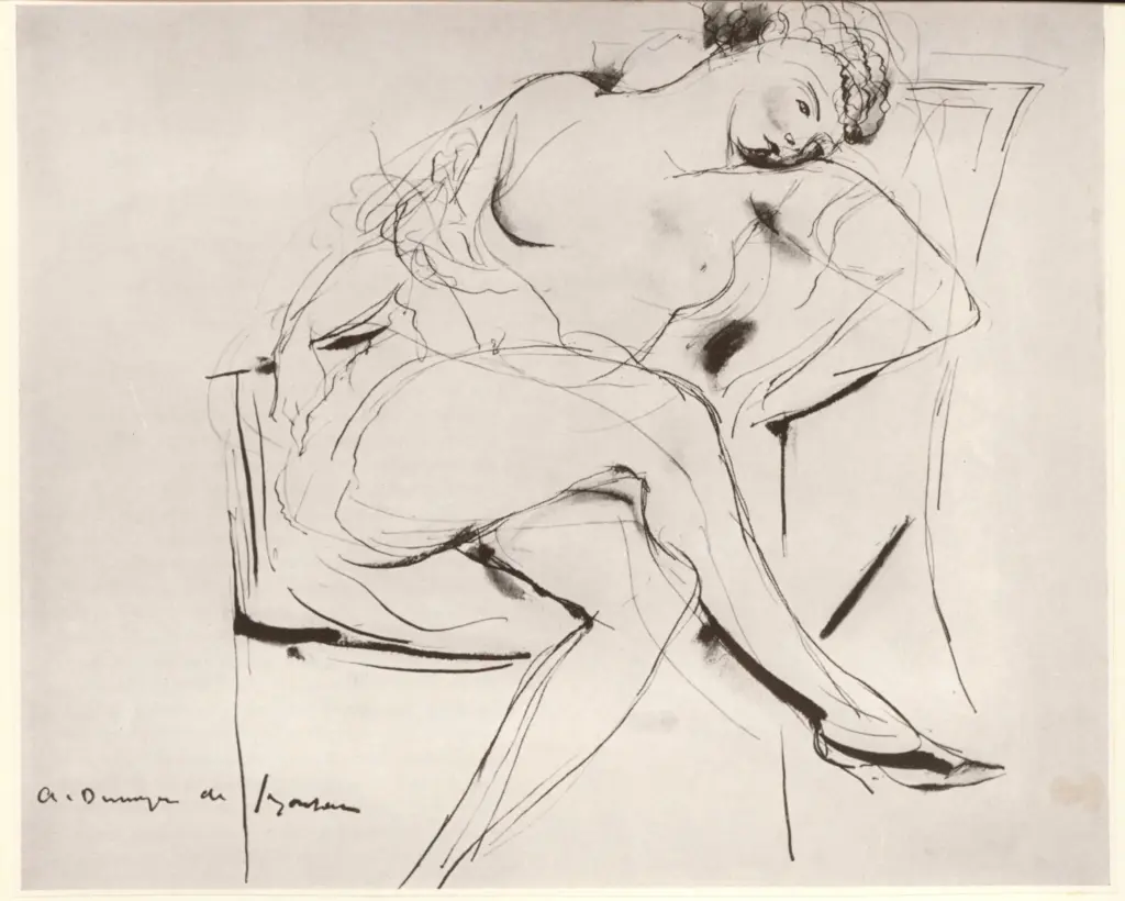 Anonimo , Dunoyer de Segonzac, Andr&eacute; , fronte