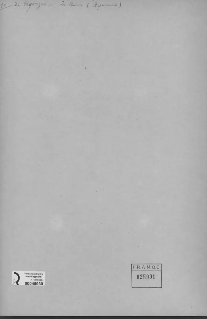 Anonimo, Anonimo , retro