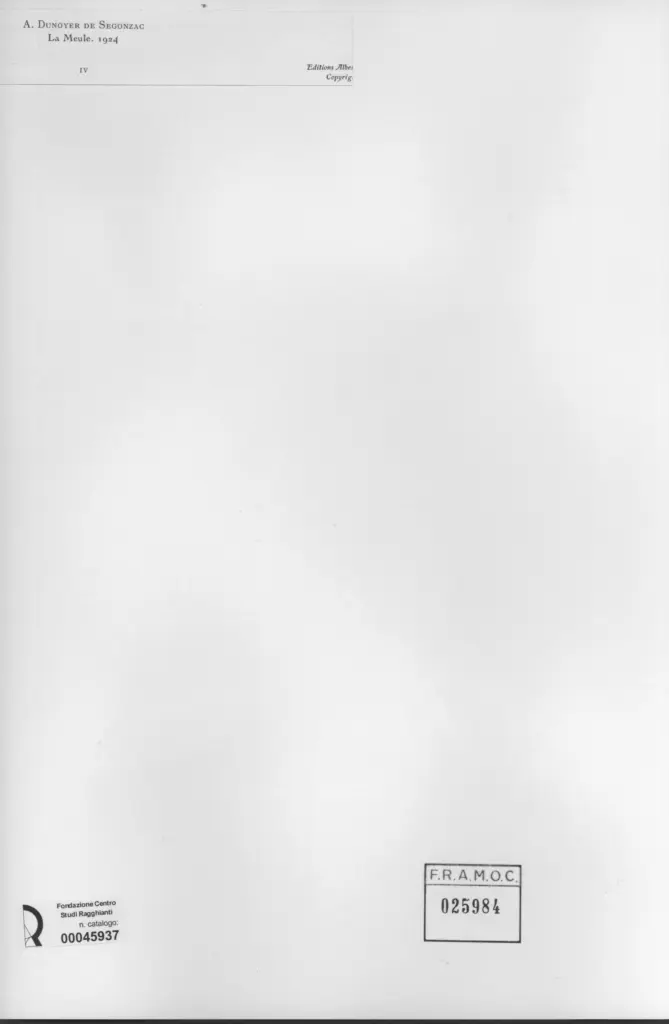 Anonimo, Anonimo , retro