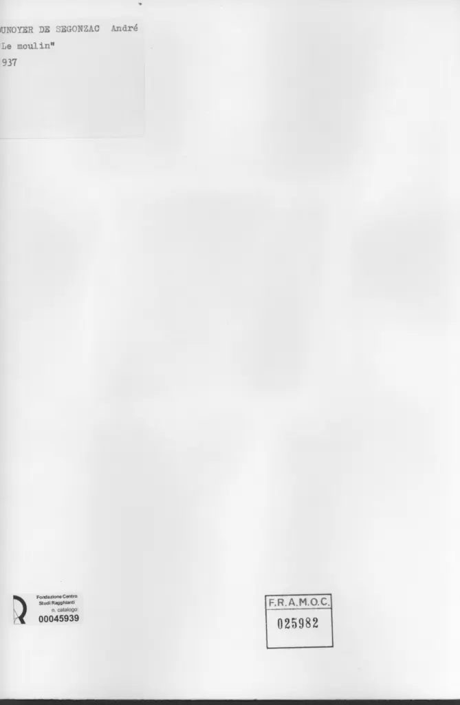 Anonimo, Anonimo , retro