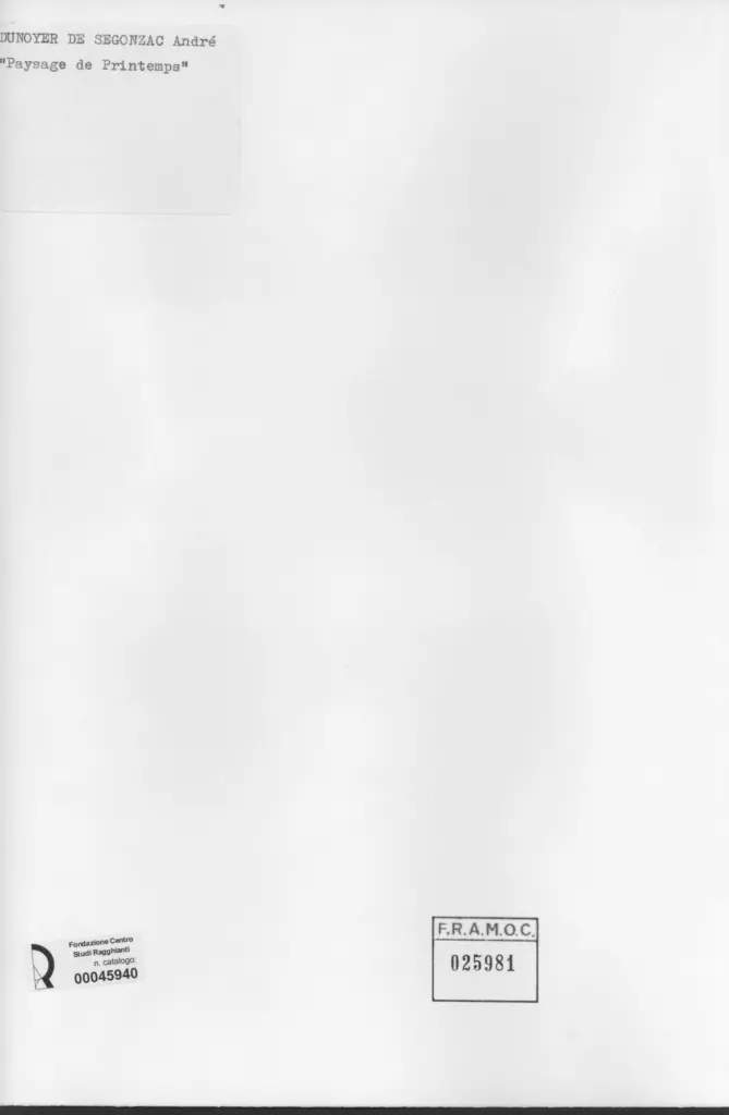 Anonimo, Anonimo , retro