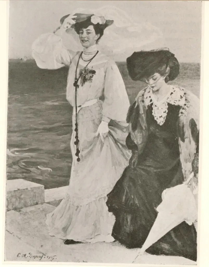 Anonimo , Dupuy, Paul-Michel - sec. XX - Al mare , fronte