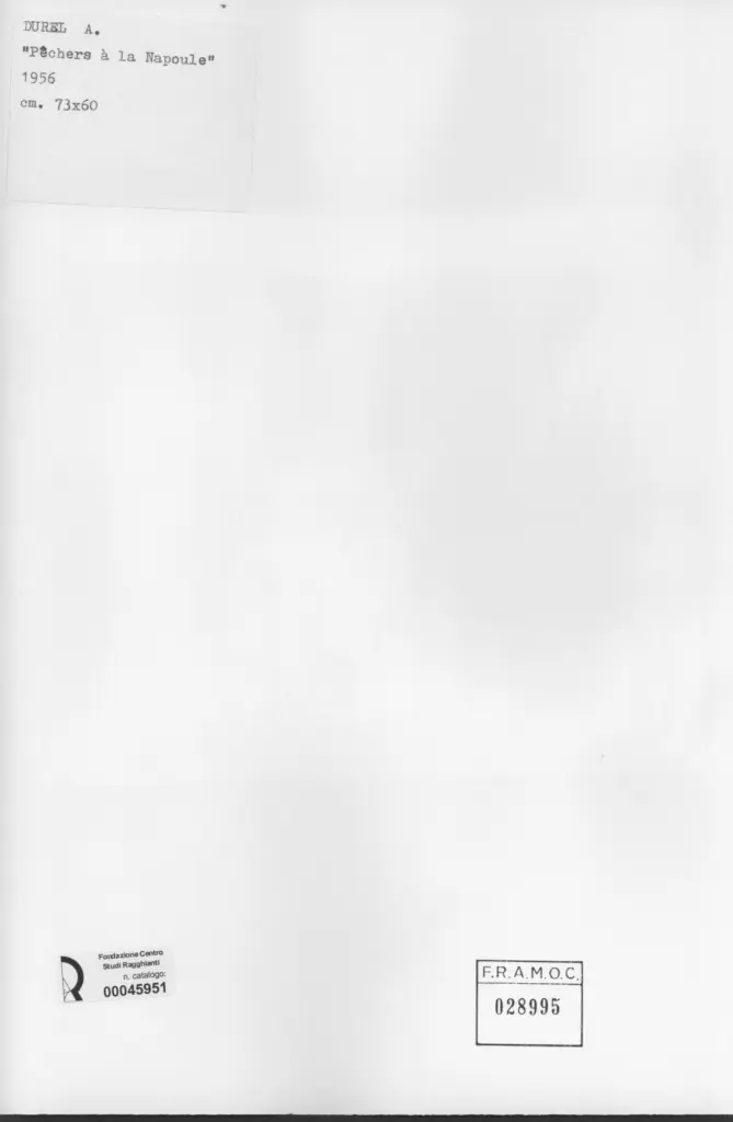 Anonimo , Durel, Auguste - sec. XX - Pechers &agrave; la Napoule , retro