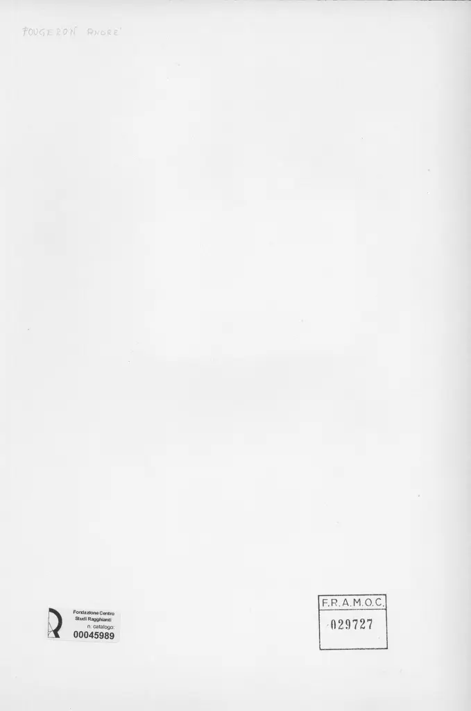 Anonimo, Anonimo , retro