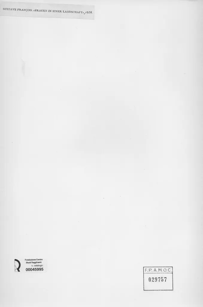 Anonimo , Francois, Gustave - sec. XX - Frauen in einer landschaft , retro