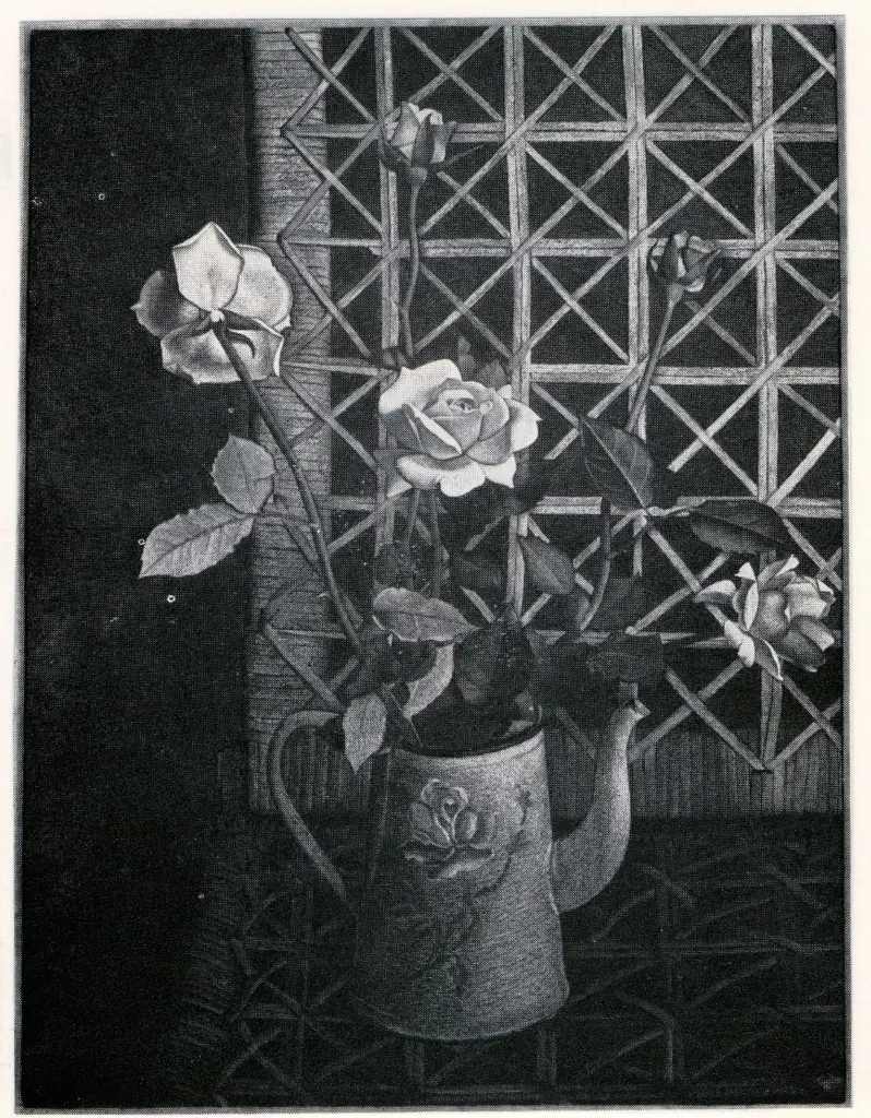 Anonimo , Freud, Lucian - sec. XX - The roses , fronte