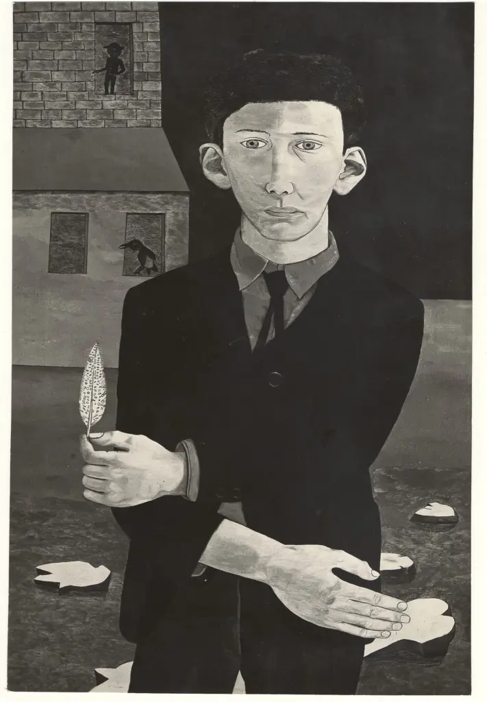 Freud, Lucian , Uomo con penna -