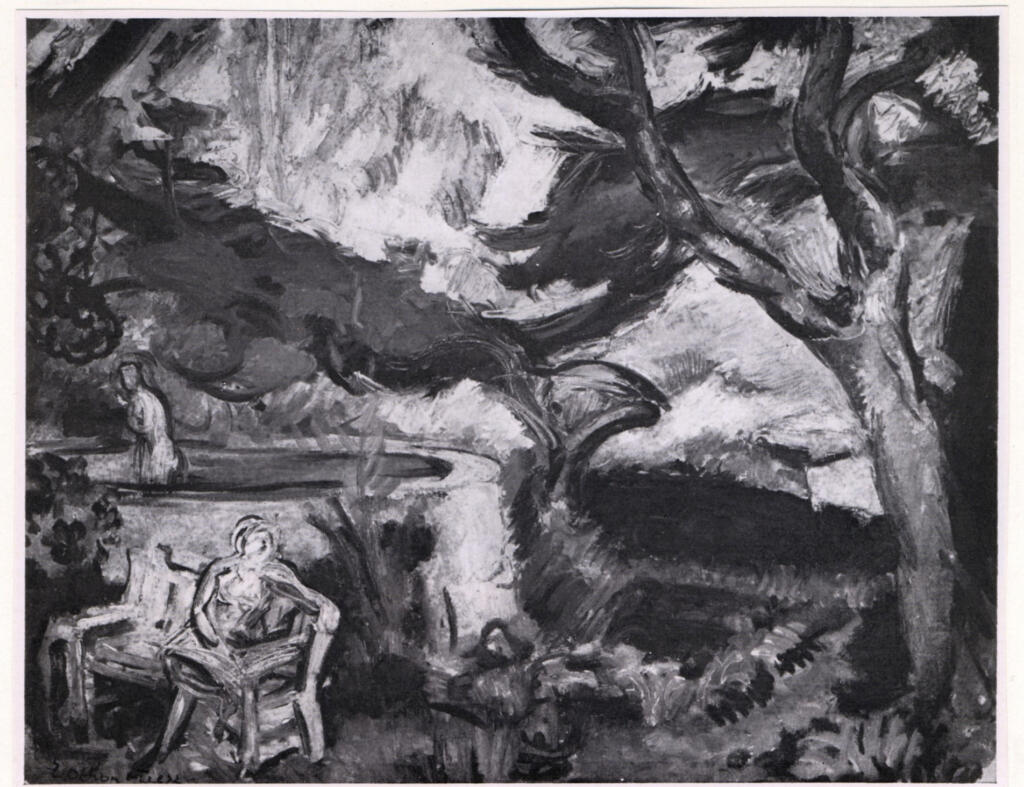 Anonimo , Friez, Emile - Othon - sec. XX - Le jardin , fronte