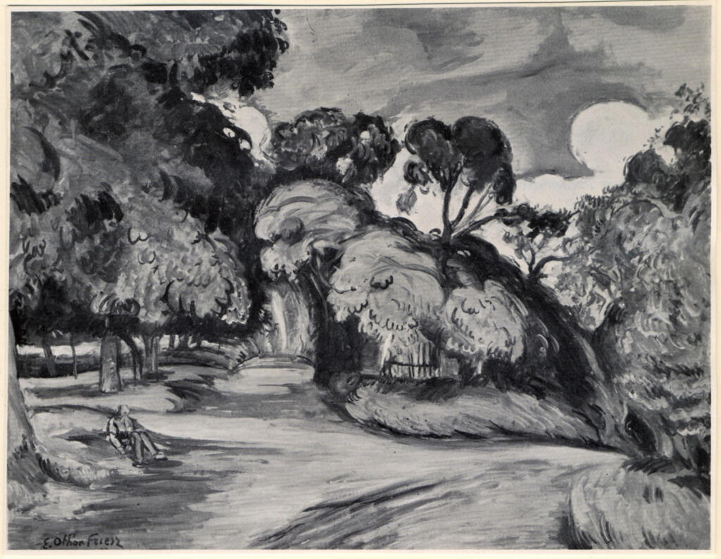 Anonimo , Friez, Emile - Othon - sec. XX - La Croisée des Chemins , fronte