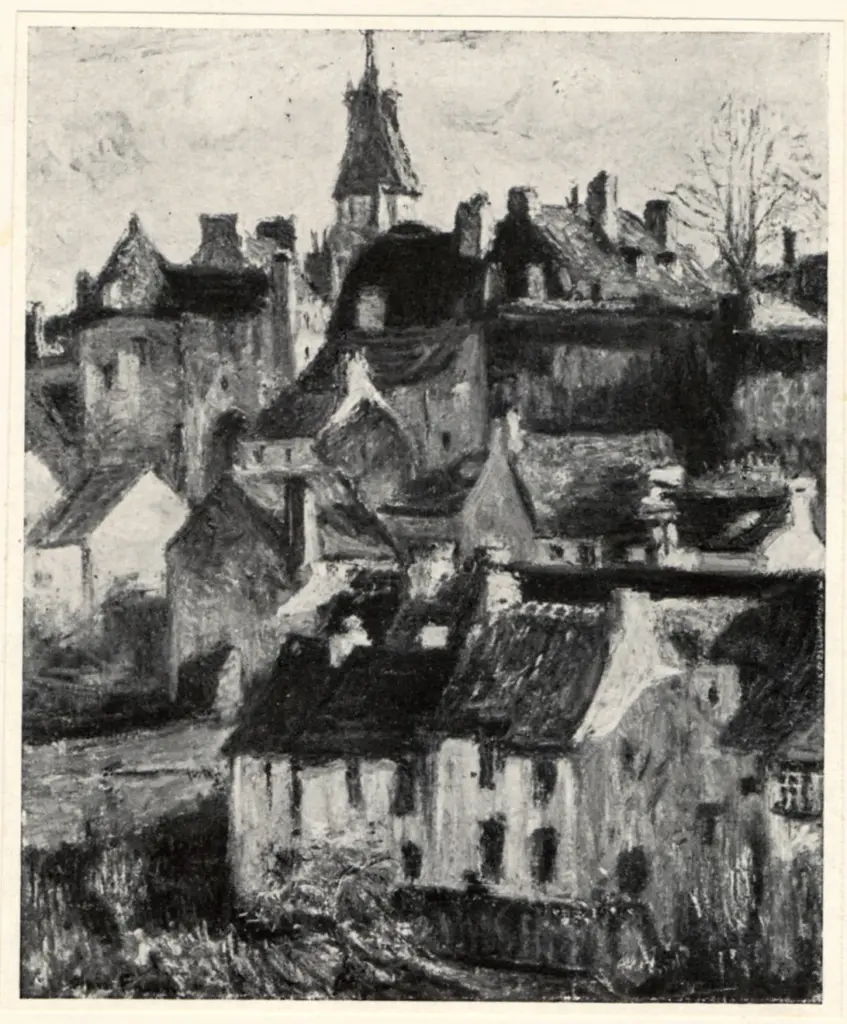 Friez, Emile - Othon , Maisons, soleil du matin