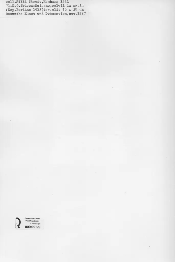 Anonimo , Friez, Emile - Othon sec. XX; , retro