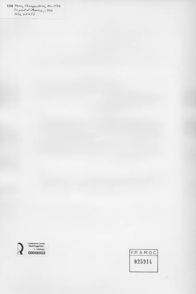 Anonimo , Friez, Emile - Othon - sec. XX - Le Port d'Anvers , retro