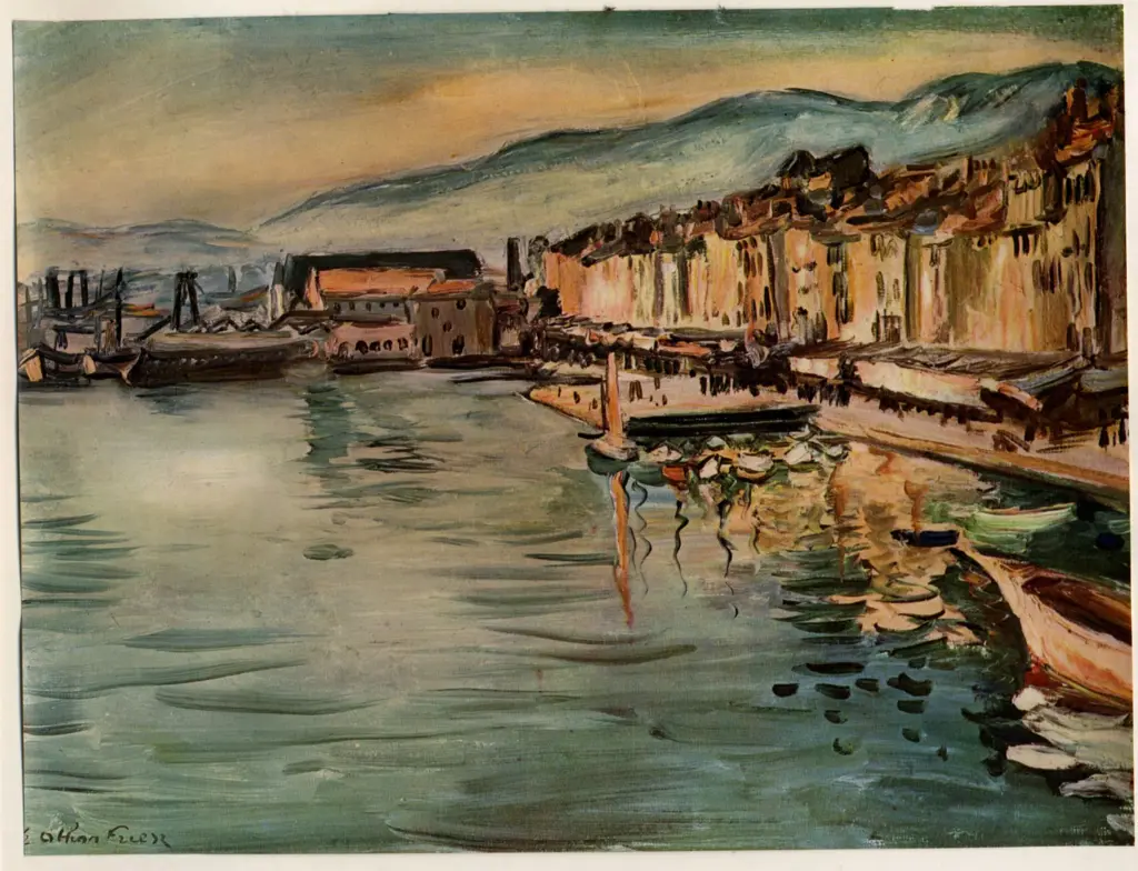 Anonimo , Friez, Emile - Othon - sec. XX - Port de Toulors , fronte
