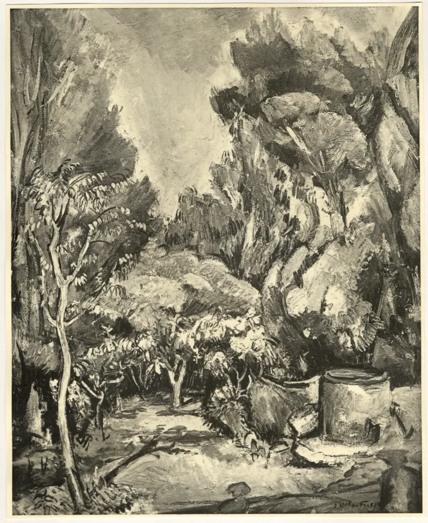 Anonimo , Friez, Emile - Othon - sec. XIX/ XX - Le jardin , fronte