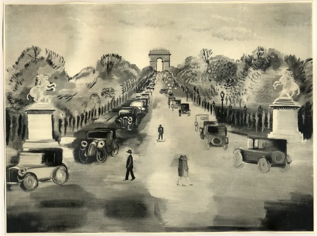 Gallibert, Genevi&egrave;ve , Avenue des Champs - &Eacute;lys&eacute;es -