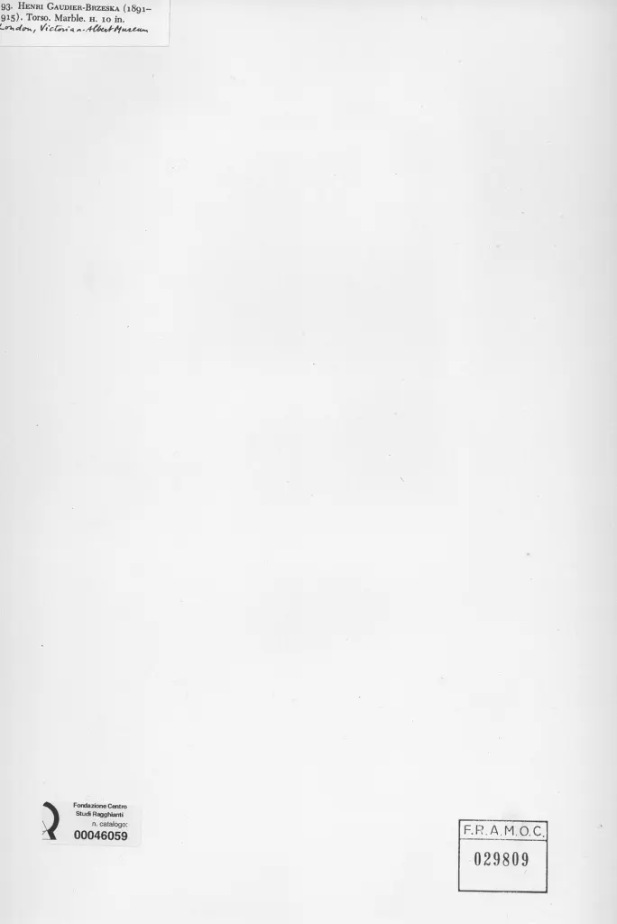 Anonimo , Brzeska, Henri Gaudier , retro