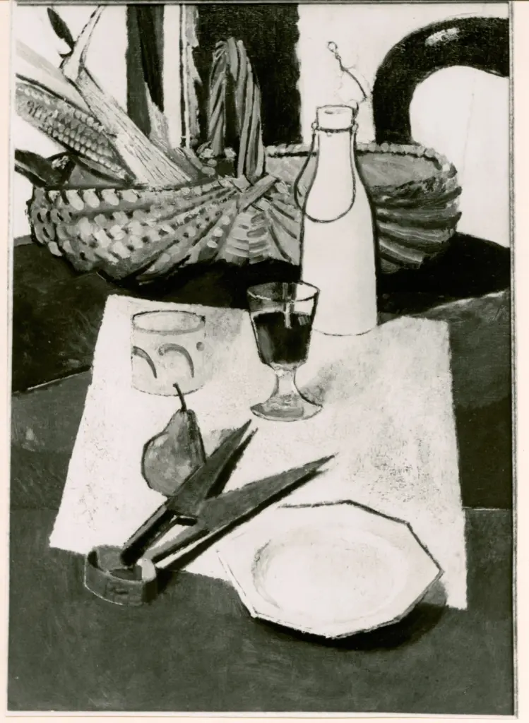 Anonimo , Genis, Ren&eacute; - sec. XX - Nature morte de Genis , fronte