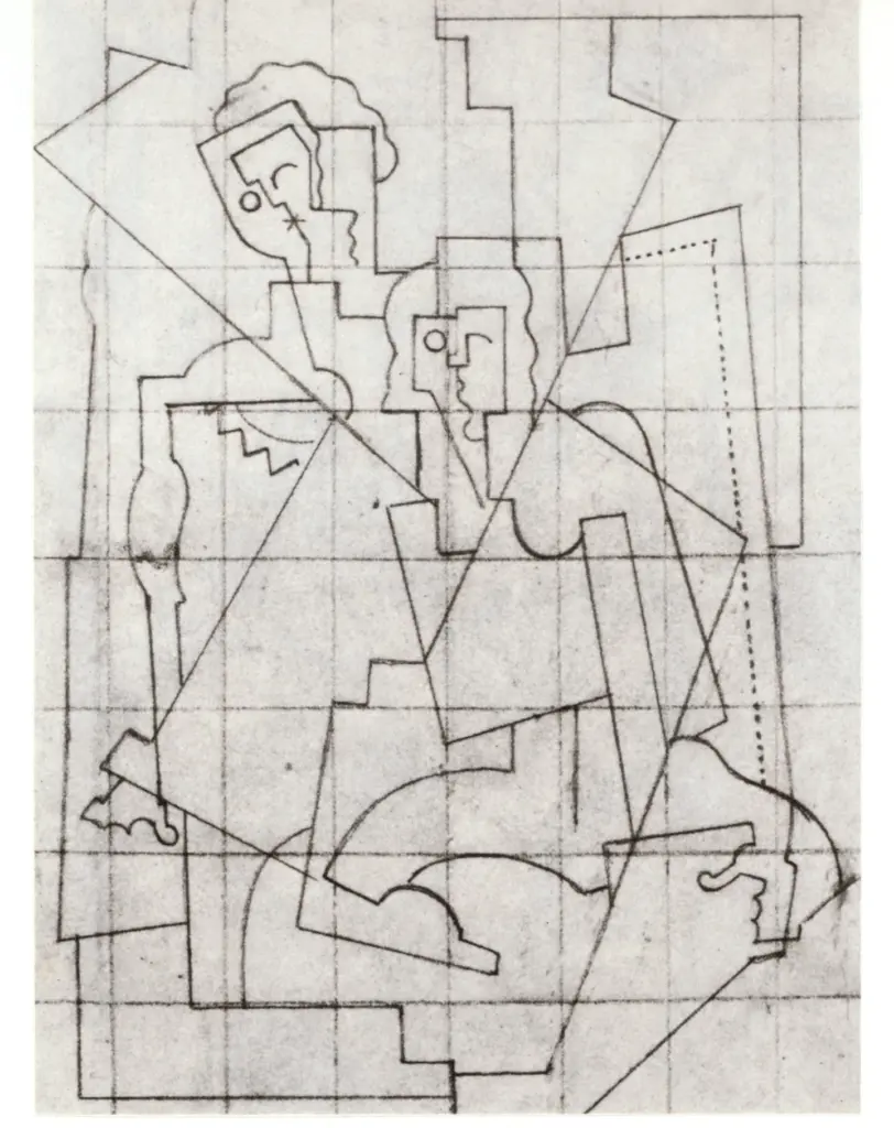 Anonimo , Gleizes, Albert - sec. XX - La coppia , fronte