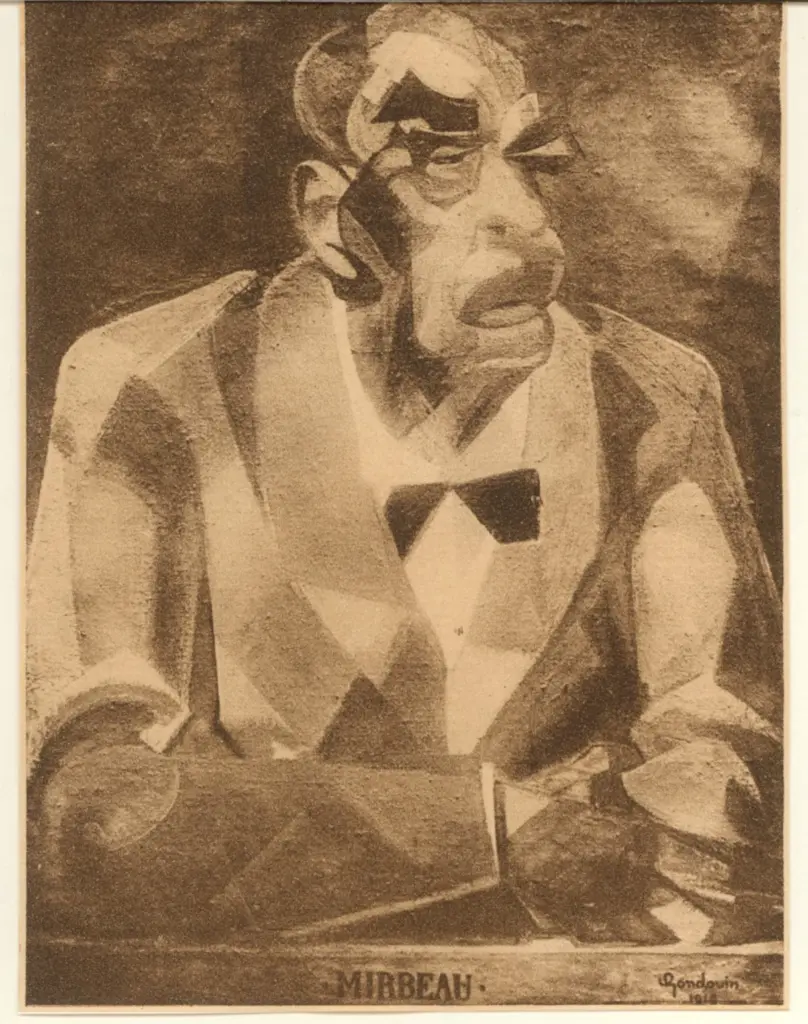 Anonimo , Gondouin, Emmanuel - sec. XX - Ritratto , fronte