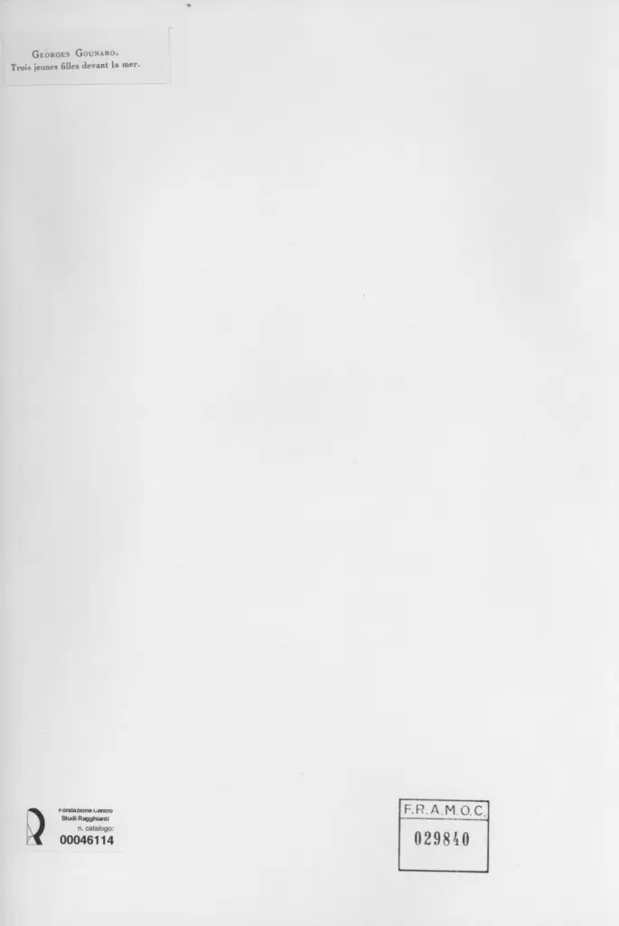 Anonimo, Anonimo , retro