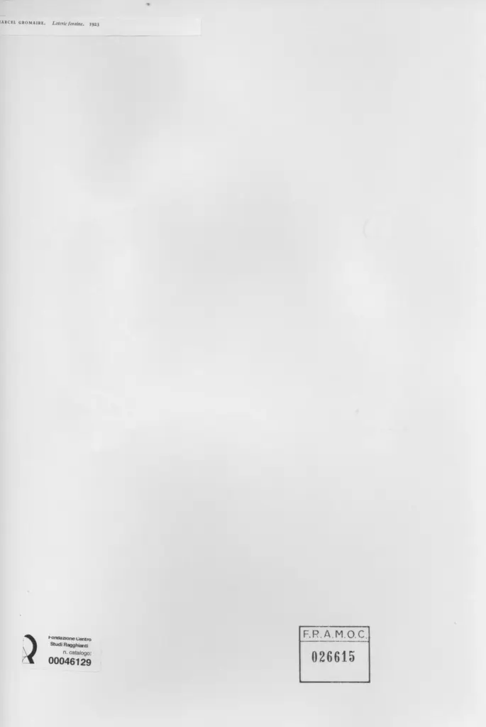 Anonimo, Anonimo , retro