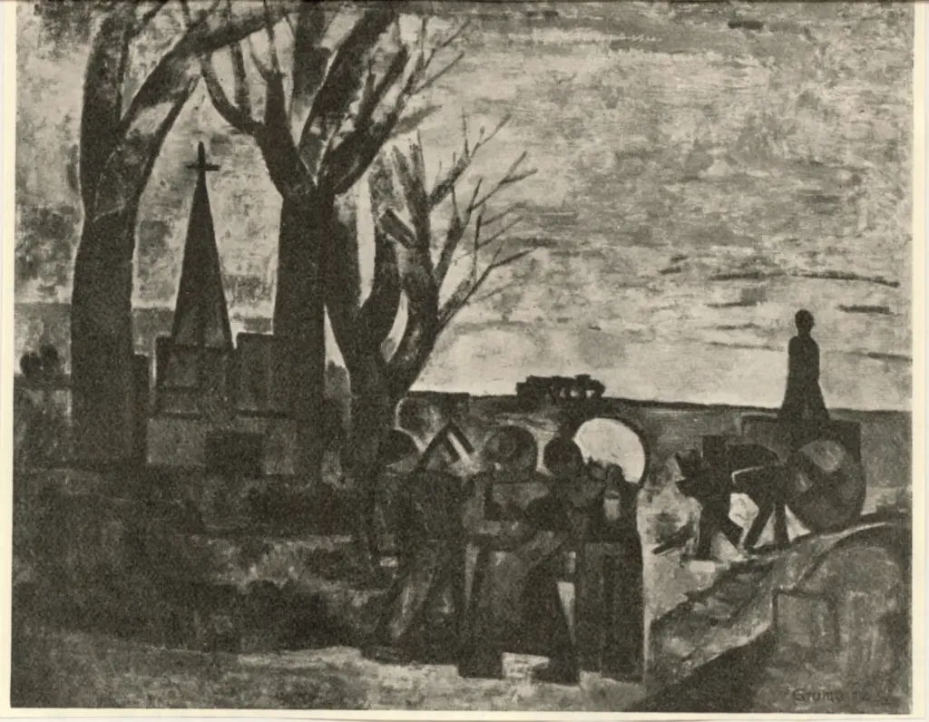 Anonimo , Gromaire, Marcel - sec. XX , fronte