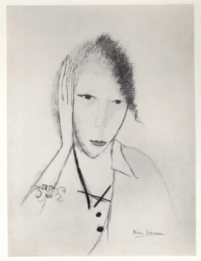 Anonimo , Laurencien, Marie - sec. XX - Auto portrait , fronte